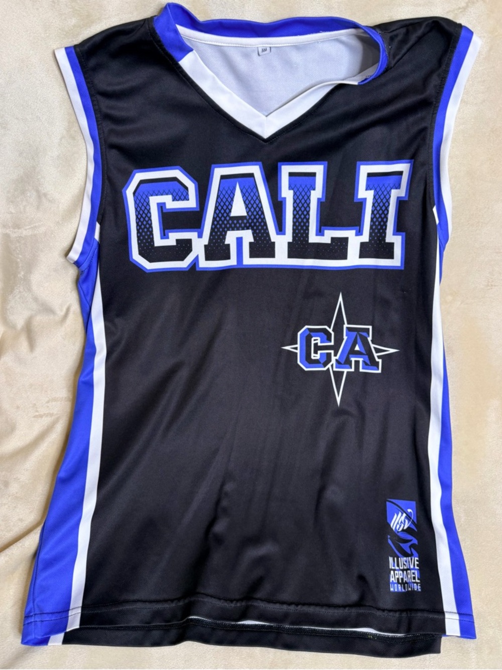 Cali All Stars CALI Black & Royal Blue Athletic Jersey